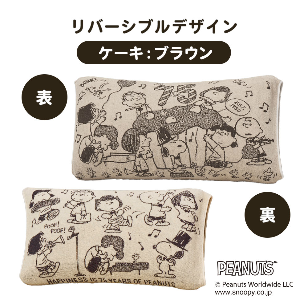 西川のびのびピローケース34×64cm綿98%SNOOPYスヌーピーピーナッツPEANUTSブラウングリーンベージュブルーピローケースパイルタオルPN3662PN3660【2023AW】