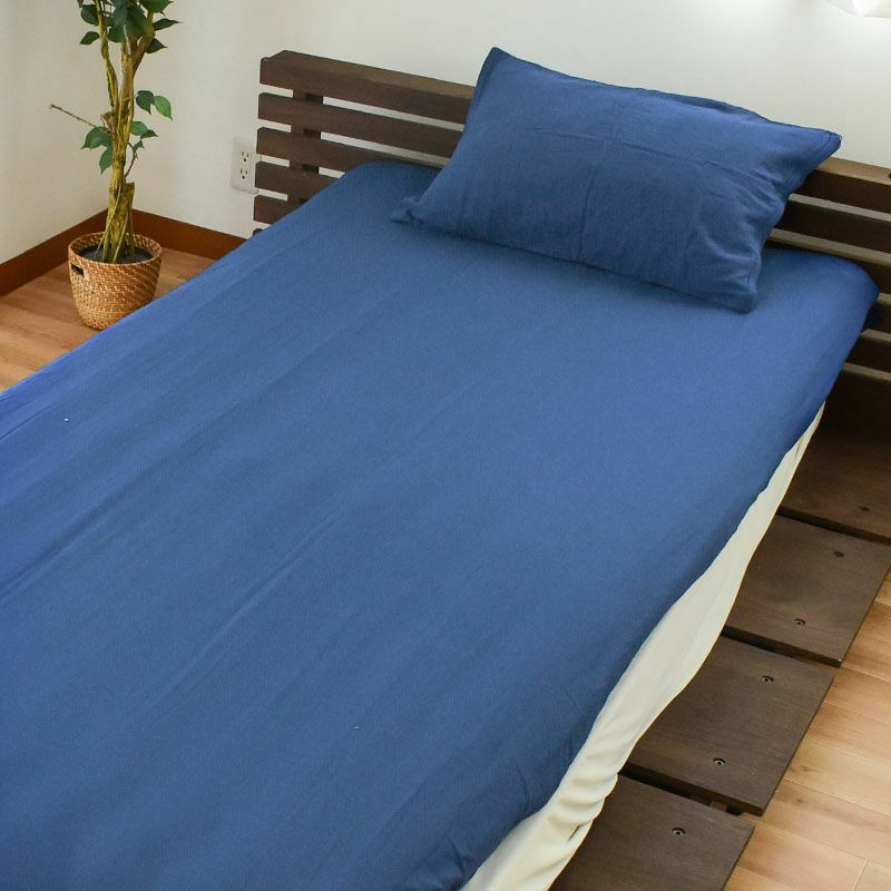 ととのゑ 和晒 2重ガーゼ フラットシーツ シングルロング 150×250cm | こだわり安眠館 本店