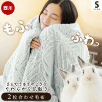 ラグ ラビットファータッチ カーペット 直径140cm 【円形】 ラグ