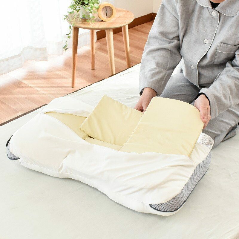 西川 高さ調整できる まくら 究極枕 クーシェ 62×39cm | ねごこち本舗