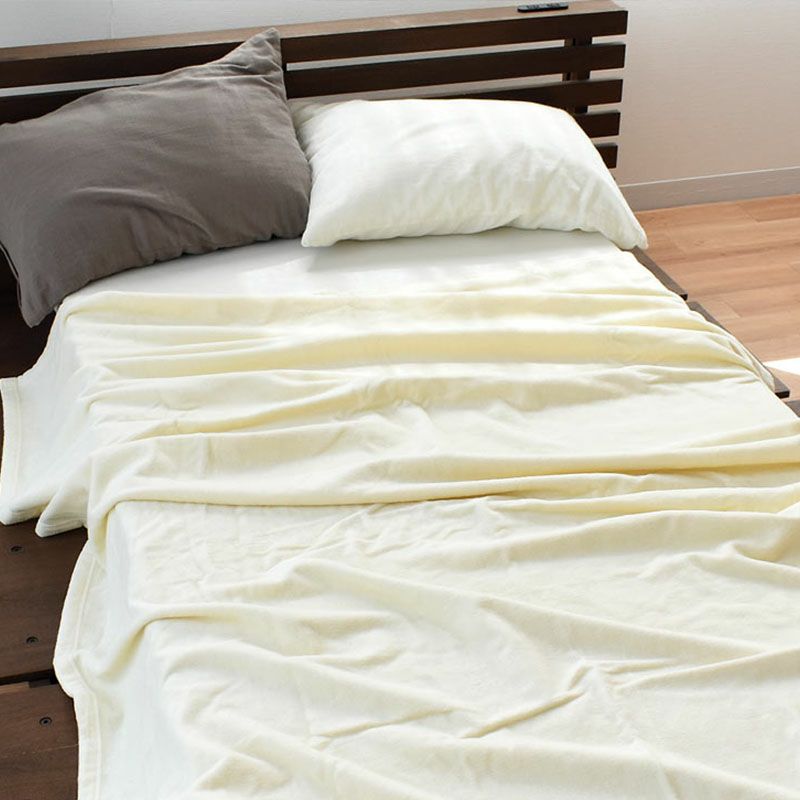 西川 シール織り 紀州高野口パイル 綿毛布 シングル 140×200cm