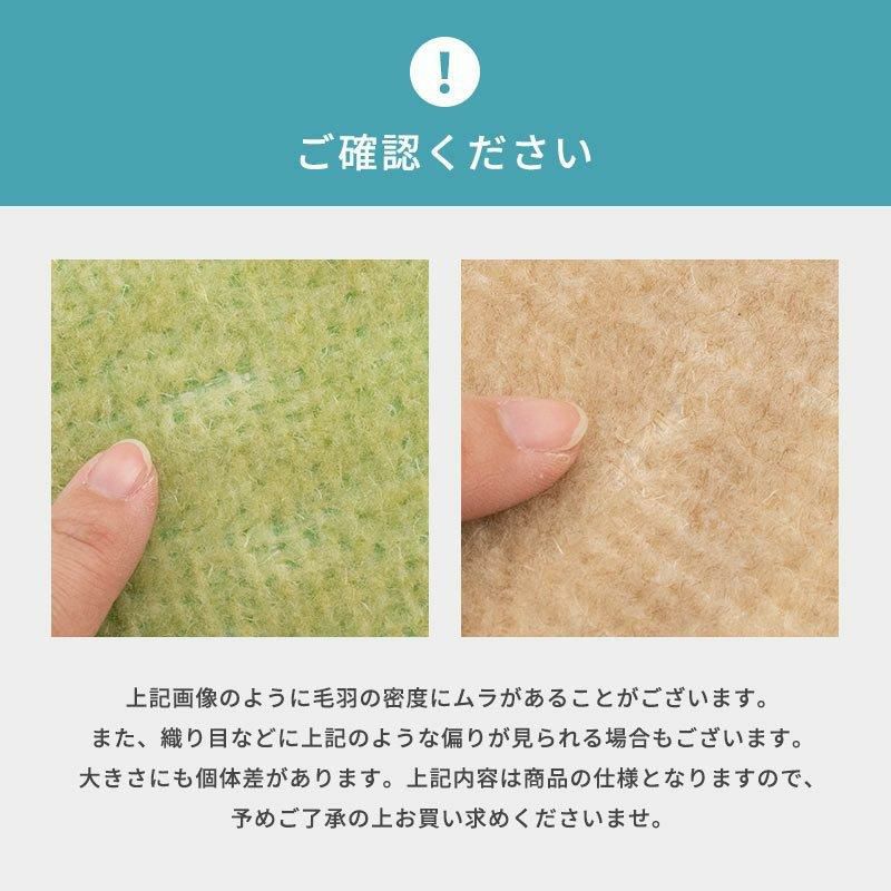 日本製抗菌防臭 ペットの爪がひっかりくい リビングカーペット タマズライフ 江戸間6帖 ベージュ