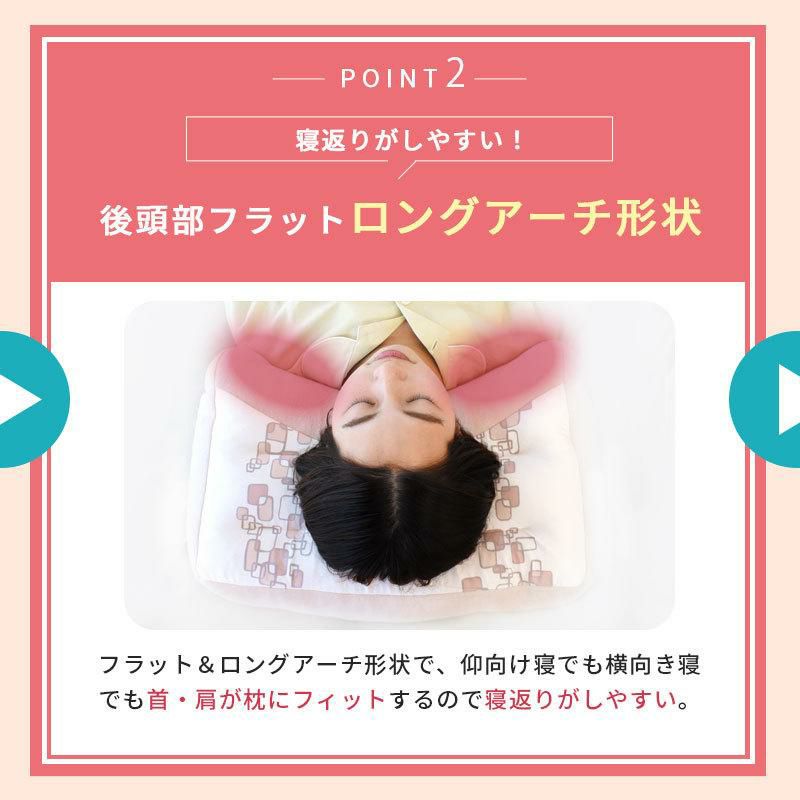 西川(nishikawa) エンジェルメモリー 横向き寝対応 枕 高さ ふつう 特殊モールド製法による三次元構造 仰向き寝 横向き寝 どちら 
