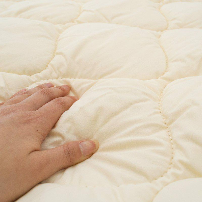 ベッドパッド ワイドキング 200×200cm 抗菌防臭・防ダニ 洗える 日本製