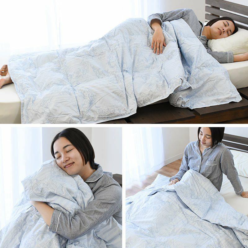 西川 　フランス産グレーダックダウン　シングル　新品未使用 西川 フランス産グレーダックダウンシングル新品未使用
