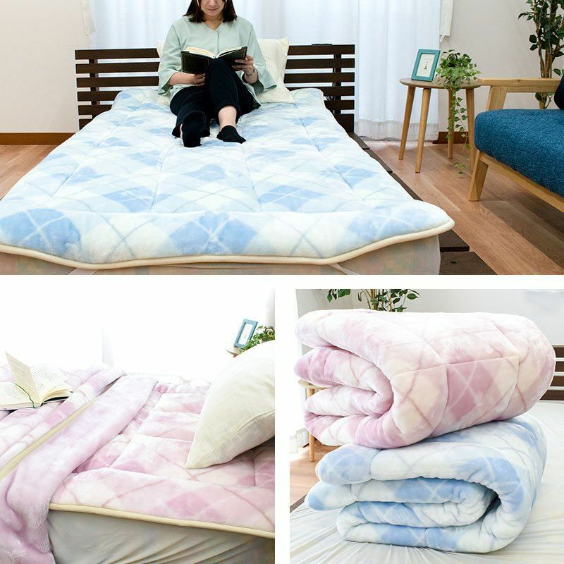 西川 プレリール アクリル 毛布敷きパッド 吸湿発熱 クイーン 160