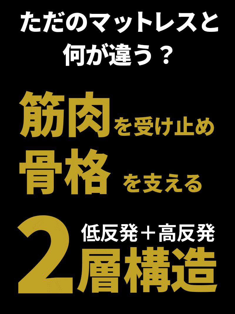 RIZAP マットレストッパー ダブル 140×195cm 厚み4cm | こだわり安眠館