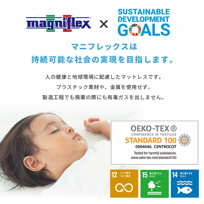 安い超激安BDC113 magniflex マニフレックス メッシュウイング レオナルド 3つ折りマットレス シングル イタリア国交１５０周年記念 限定品 三つ折り 折りたたみ、薄型マットレス