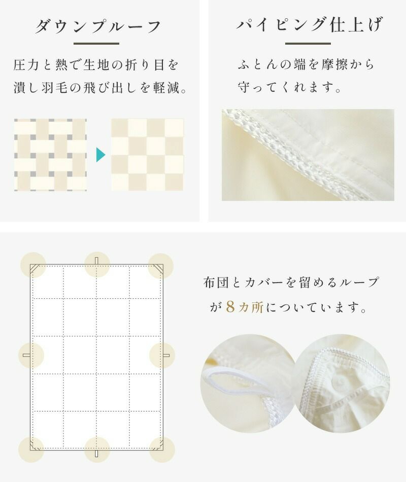 ★ぼ★日本製羽毛布団Sサイズ a36ded8fbbaa6b2d18422ad2f277be
