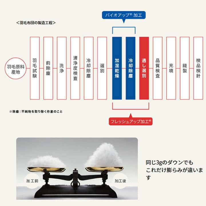 西川 ロイヤルクレセント RC2540 グースダウン90% 羽毛布団 シングル