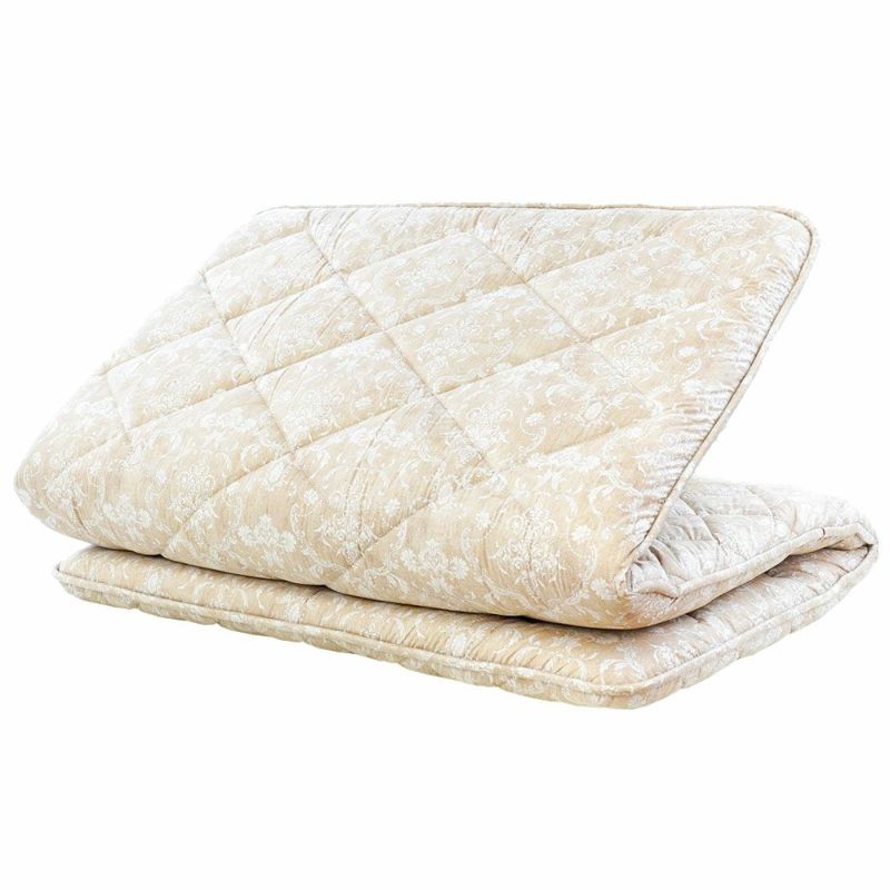 西川 SLEEPure 羊毛混三層式固綿入り 敷き布団 シングルロング 100 