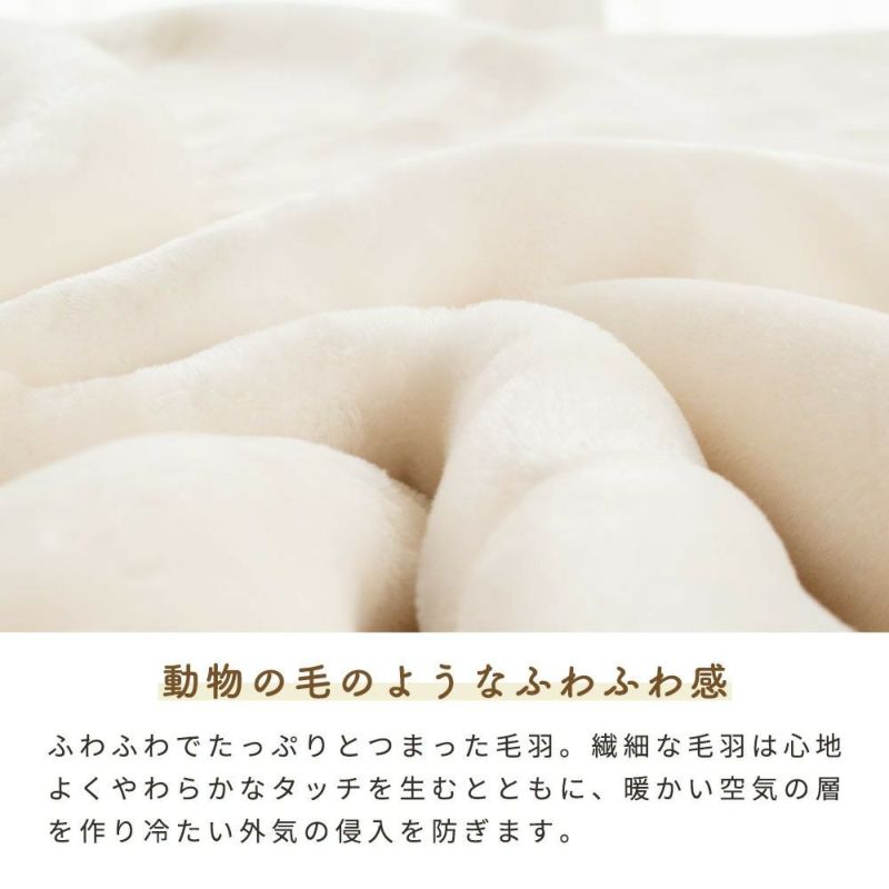 西川 メガオーロラ 毛布 掛け敷きセット ダブル