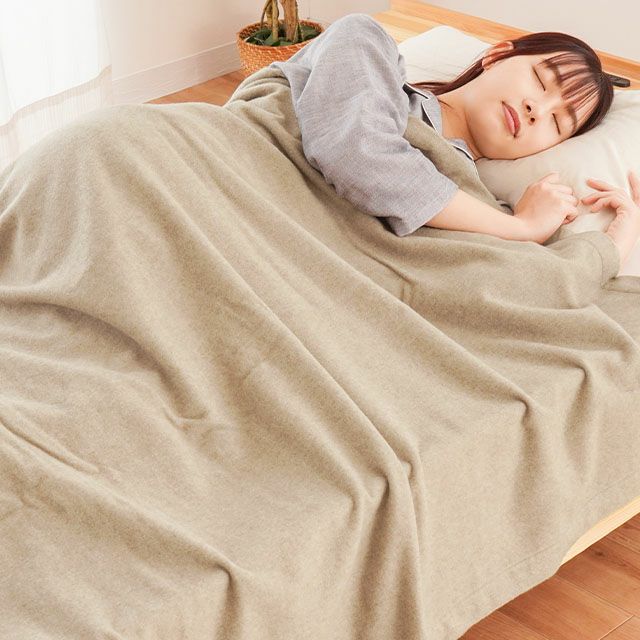 西川 SLEEPure カシミヤ毛布 シングル 140×200cm