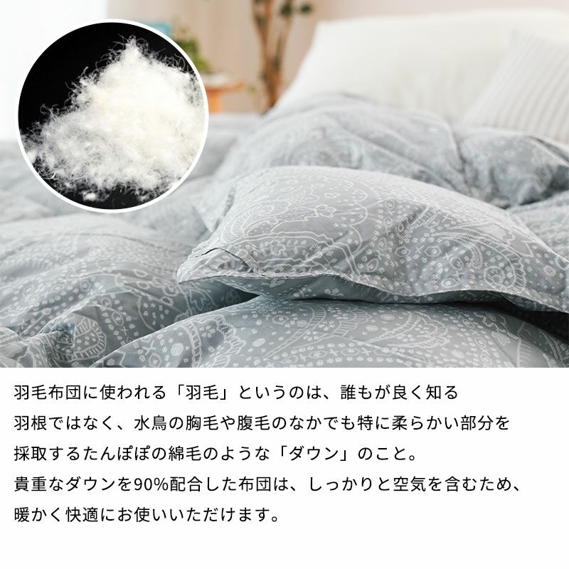 西川　掛け布団　ダブルロング　ダウン90% 西川 羽毛肌掛け布団 ダブル 日本製 昭和西川直営 ドイツグース