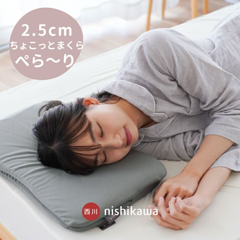 西川安眠工房もっちりやわらか枕50×30cm2枚組低反発ウレタン多用途足枕腰枕隙間クッション薄手