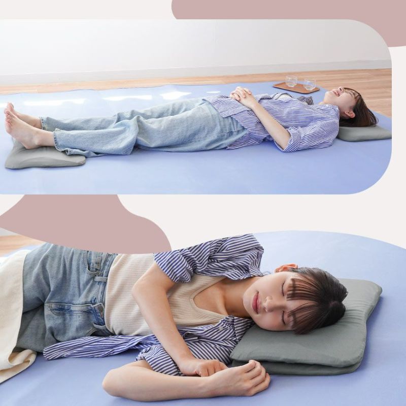 西川安眠工房もっちりやわらか枕50×30cm2枚組低反発ウレタン多用途足枕腰枕隙間クッション薄手