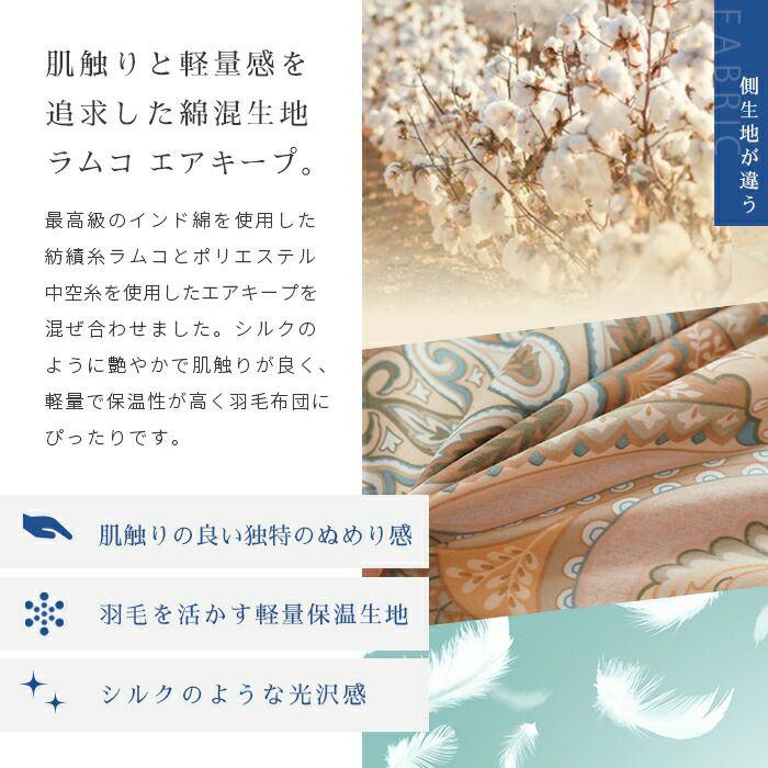 西川リビング羽毛ふとん✦ ダウン93% フェザー7% ufhc23046_04d48902-2bce-4592-