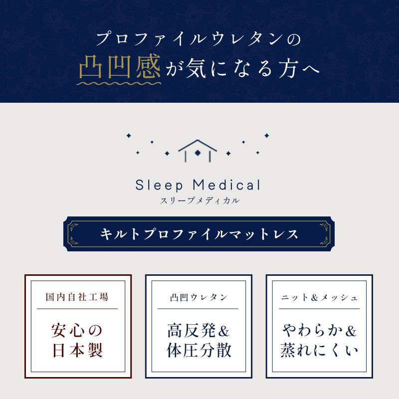 ハードマットレスシングル三つ折り高反発日本製自社製造【当社限定】国産3つ折り敷布団硬めプロファイルニットメッシュ通気性車中泊敷き布団腰痛ウレタン洗える8cm寝返りグレー【同梱不可】