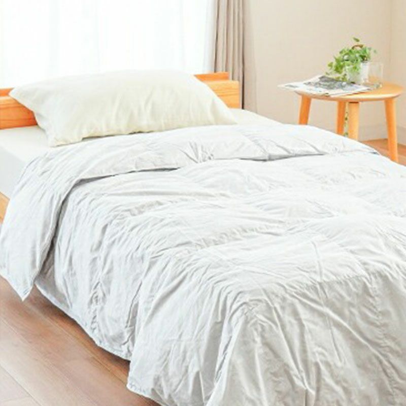 京都金桝 ダウンケット シングル エコテックス® ダウン90% 綿100